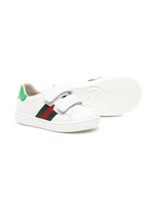 Gucci Kids New Ace leren sneakers - Wit