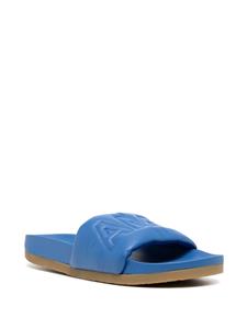 AMBUSH Slippers met logo - Blauw