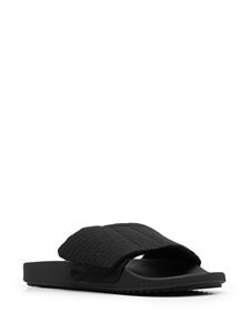 Rick Owens DRKSHDW Slippers met klittenband - Zwart