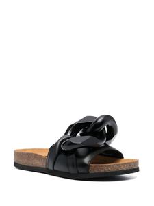 JW Anderson Slippers met bandjes - Zwart