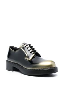 Prada Leren Oxford schoenen - Zwart