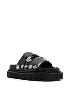 Toga Pulla Sandalen verfraaid met studs - Zwart