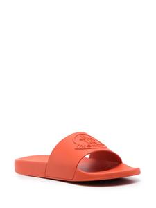 Moncler Slippers met logo-reliëf - Oranje