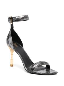 Balmain Leren sandalen - Zilver