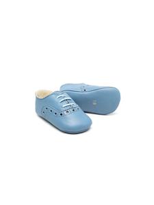 Pèpè Geperforeerde vetersneakers - Blauw