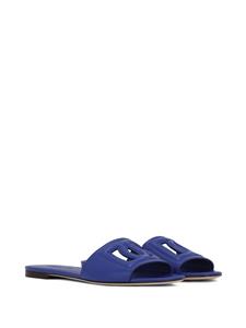 Dolce & Gabbana Slippers met logo - Blauw