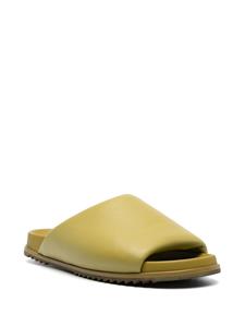 Rick Owens Gewatteerde slippers - Groen