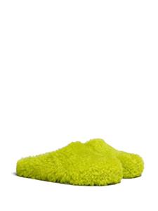 Marni Lammy slippers - Groen