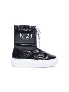 Nº21 Kids Snow boots met veters - Zwart