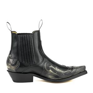 Mayura Boots Cowboy laarzen 1931-milanelo bone/pull oil negro