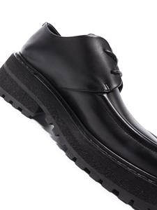 Marsèll Derby schoenen met geribbelde zool - Zwart