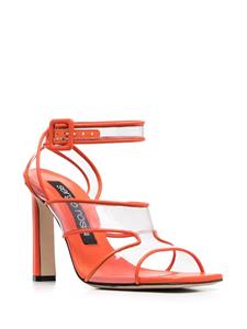 Sergio Rossi Sr Lunettes sandalen met open neus - Oranje