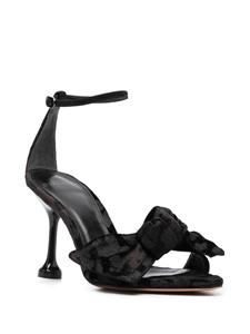 Alexandre Birman Louise sandalen met knoopdetail - Zwart
