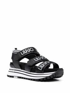 LIU JO Sandalen met klittenband - Zwart