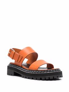 Proenza Schouler Leren sandalen - Oranje