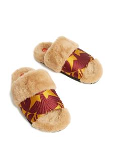 La DoubleJ Winter slippers met jacquard - Beige