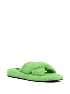Senso Bubbles sandalen met badstof-effect - Groen
