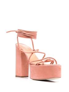 Paris Texas Malena sandalen met plateauzool - Roze
