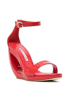 Manolo Blahnik Rocar sandalen - Rood