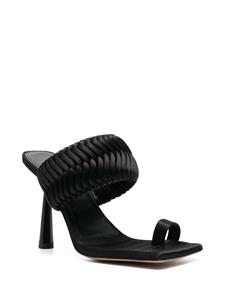 GIABORGHINI Leren sandalen - Zwart