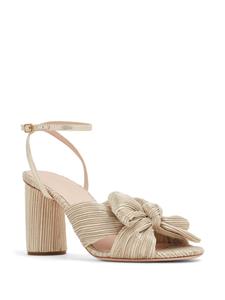 Loeffler Randall Camellia geplooide sandalen - Goud