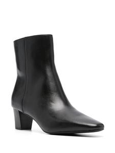 Lauren Ralph Lauren Willa Burnished leren laarzen - Zwart