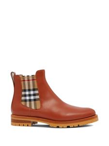 Burberry Vintage Check Chelsea laarzen - Bruin