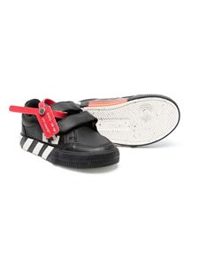 Off-White Kids Sneakers met klittenband - Zwart