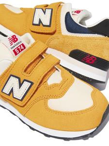 New Balance Kids 574 sneakers met klittenband - Geel