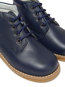ANDANINES lace-up leather ankle boots - Blauw