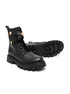 Balmain Kids Combat boots met veters - Zwart