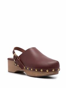 Ancient Greek Sandals Classic klompen met studs - Bruin