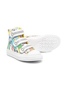 Stella McCartney Kids Sneakers met klittenband - Wit
