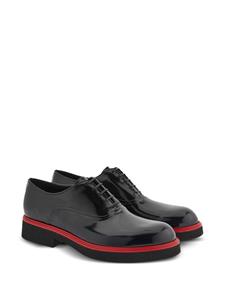 Ferragamo Oxford schoenen met contrasterende rand - Zwart