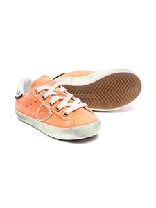 Philippe Model Kids Sneakers met logopatch - Oranje