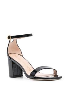 Stuart Weitzman NuNaked sandalen met open neus - Zwart