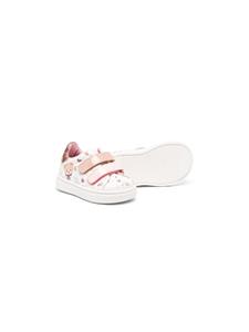 Monnalisa Sneakers met klittenband - Roze