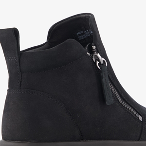 ECCO leren dames boots zwart