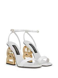 Dolce & Gabbana Keira 105mm DG-heel sandals - Wit
