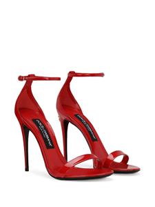 Dolce & Gabbana Kim leren sandalen - Rood