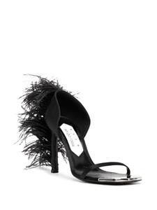 AREA x Sergio Rossi Amazona sandalen - Zwart