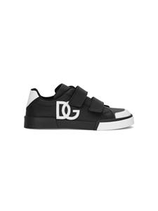 Dolce & Gabbana Kids Sneakers met logo-reliëf - Zwart