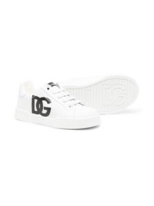 Dolce & Gabbana Kids Sneakers met logoprint - Wit