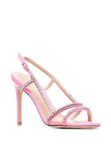 Stuart Weitzman Mondrian Glam sandalen verfraaid met kristallen - Roze