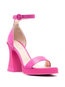 AGL Janis 110mm leather sandals - Roze