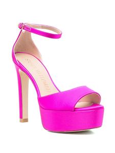 Stuart Weitzman Disco sandalen met plateauzool - Roze