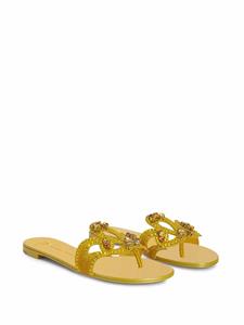 Giuseppe Zanotti Turchesite sandalen - Geel