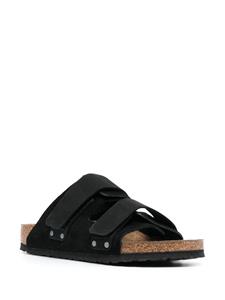 Birkenstock Leren slippers - Zwart