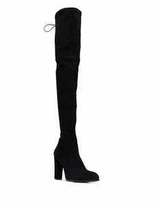 Stuart Weitzman Highland overknee laarzen - Zwart