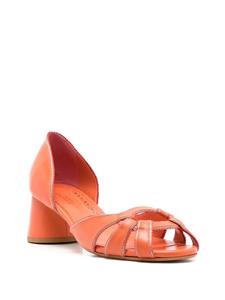 Sarah Chofakian Carrie sandalen met gewelfde afwerking - Oranje